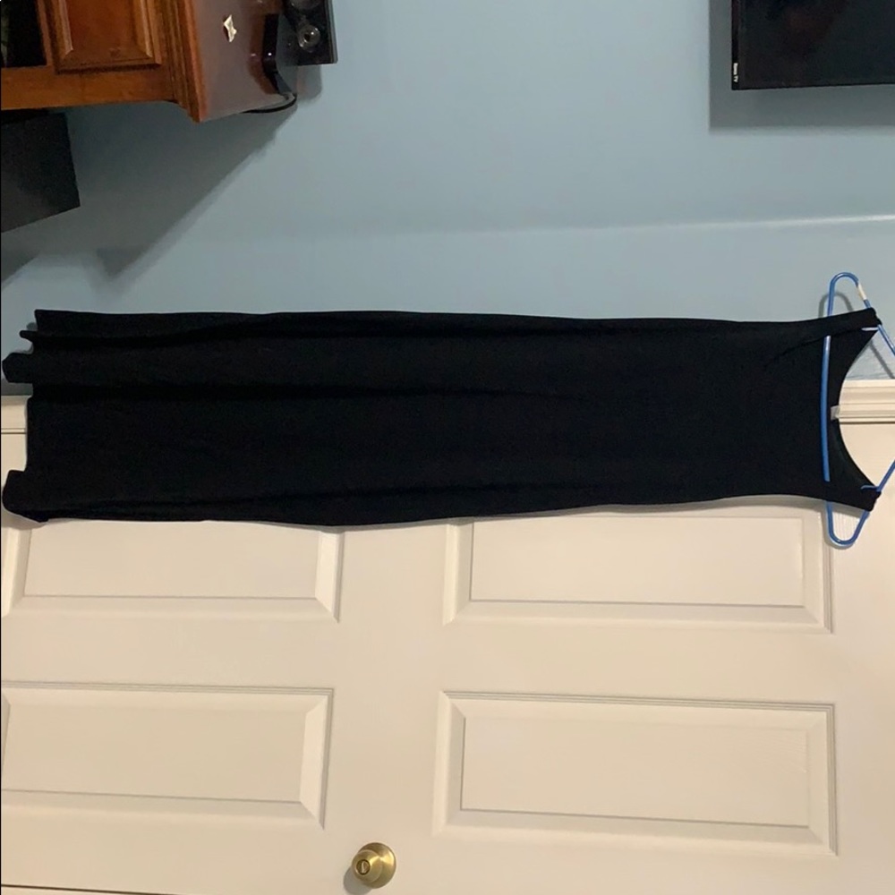 Black tank dress